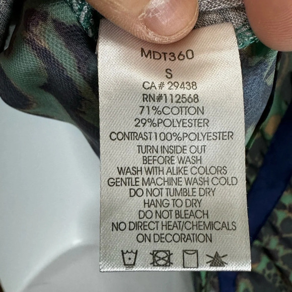 Miss Me Beaded sheer back gray Tank_small - Picture 5 of 5